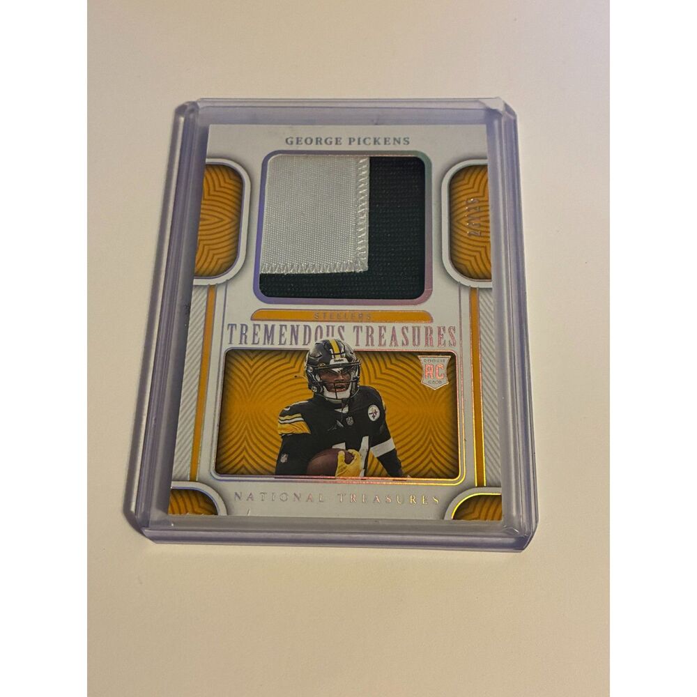 2022 National Treasures George Pickens RC Tremendous Treasures Patch /25